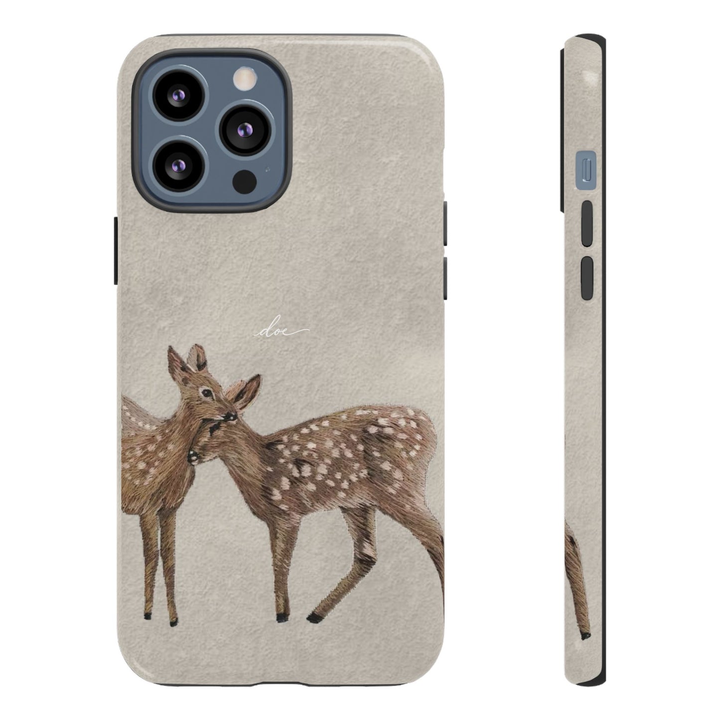 Deer Duo iPhone Case