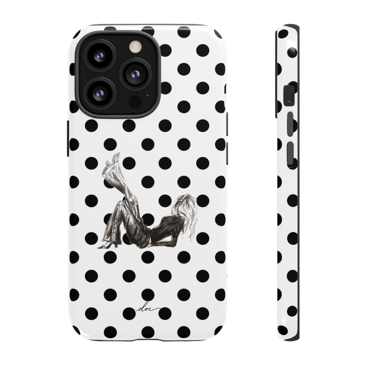 Polka Vouge Club iPhone Case