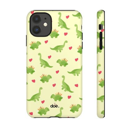 Dino Doodles iPhone Case
