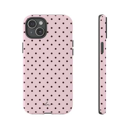 Pink Polka Dot iPhone Case