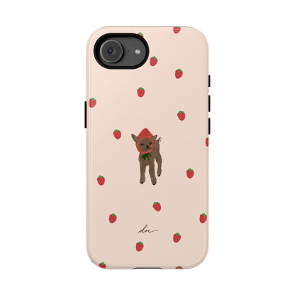 Strawberry Fawn iPhone Case