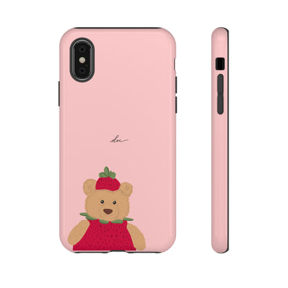 Strawberry Bear iPhone Case