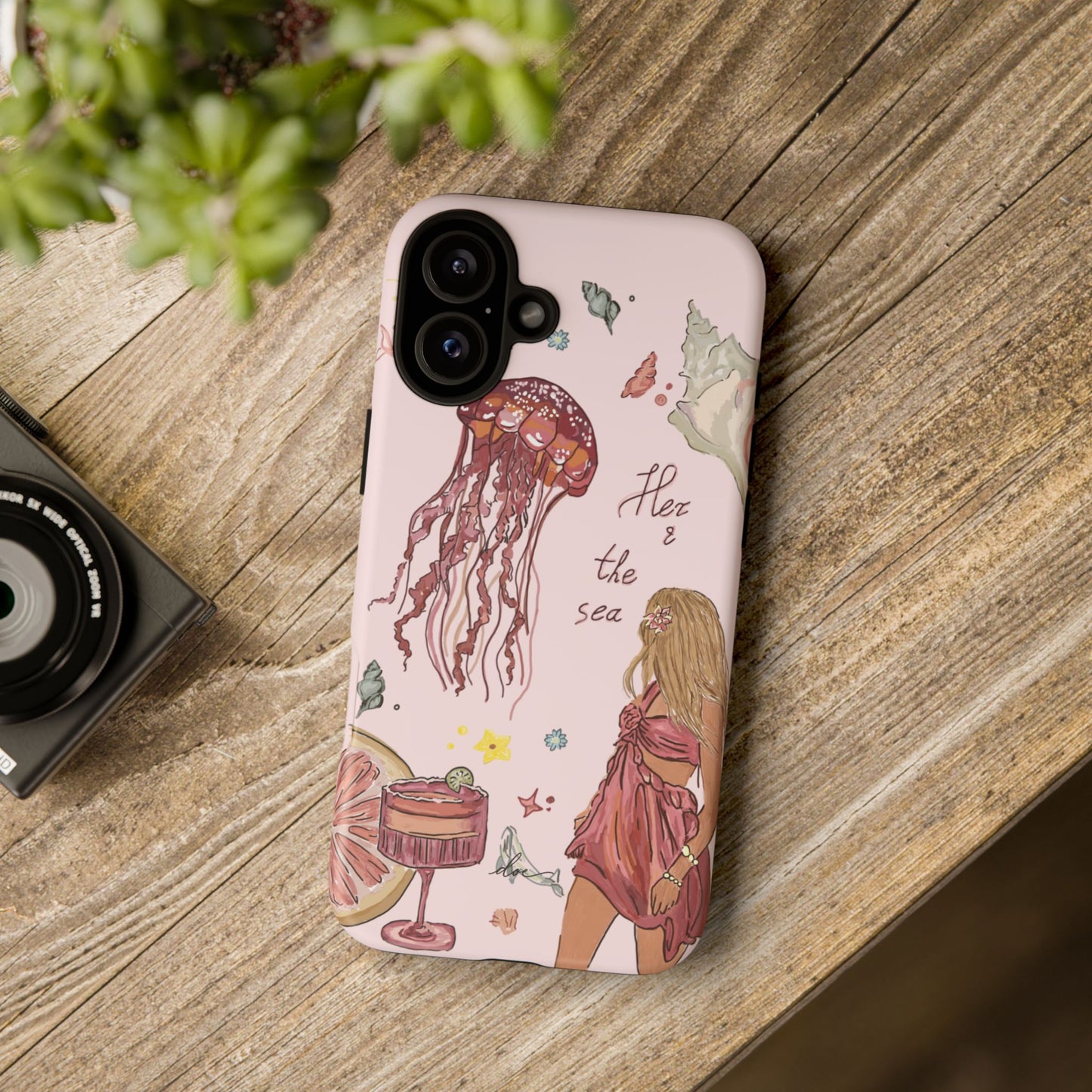 Her & The Sea iPhone Case