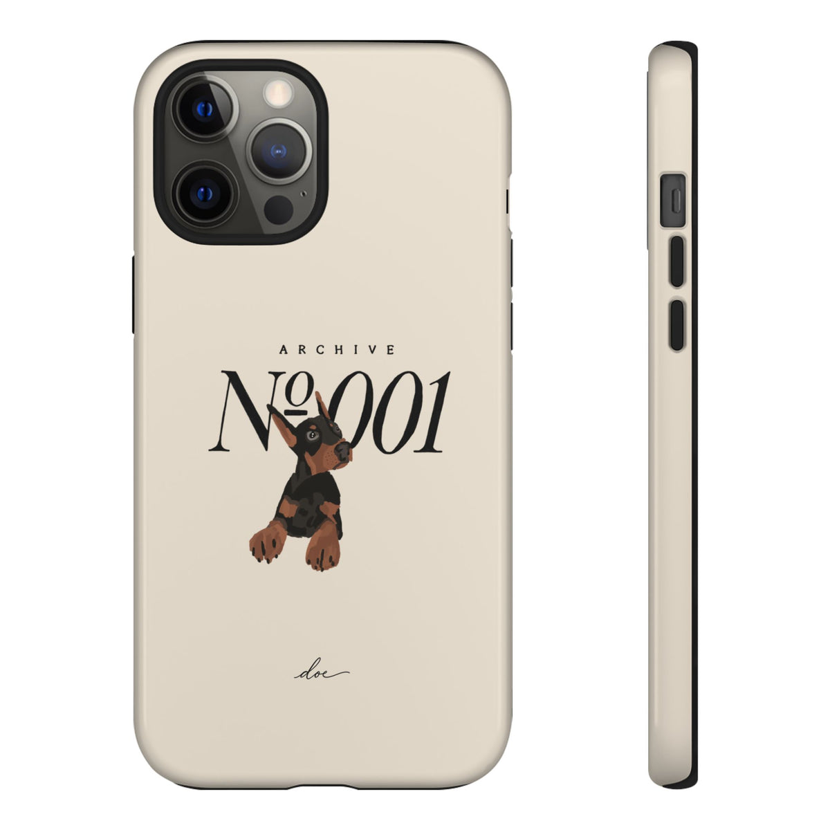 Doberman 001 iPhone Case