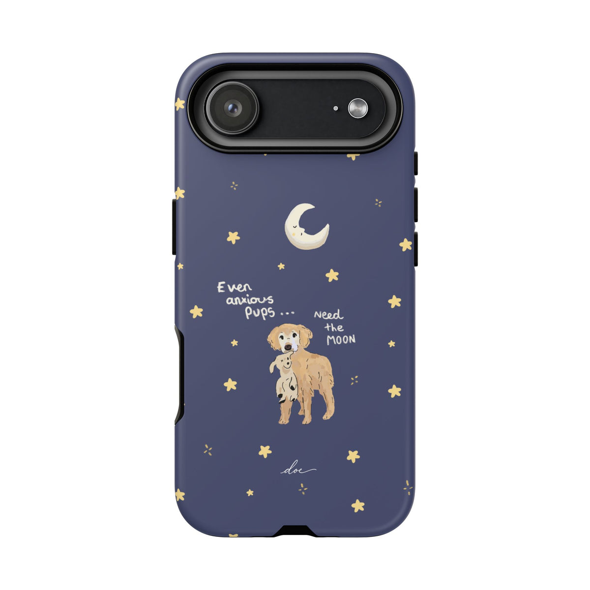 Anxious Pup iPhone Case