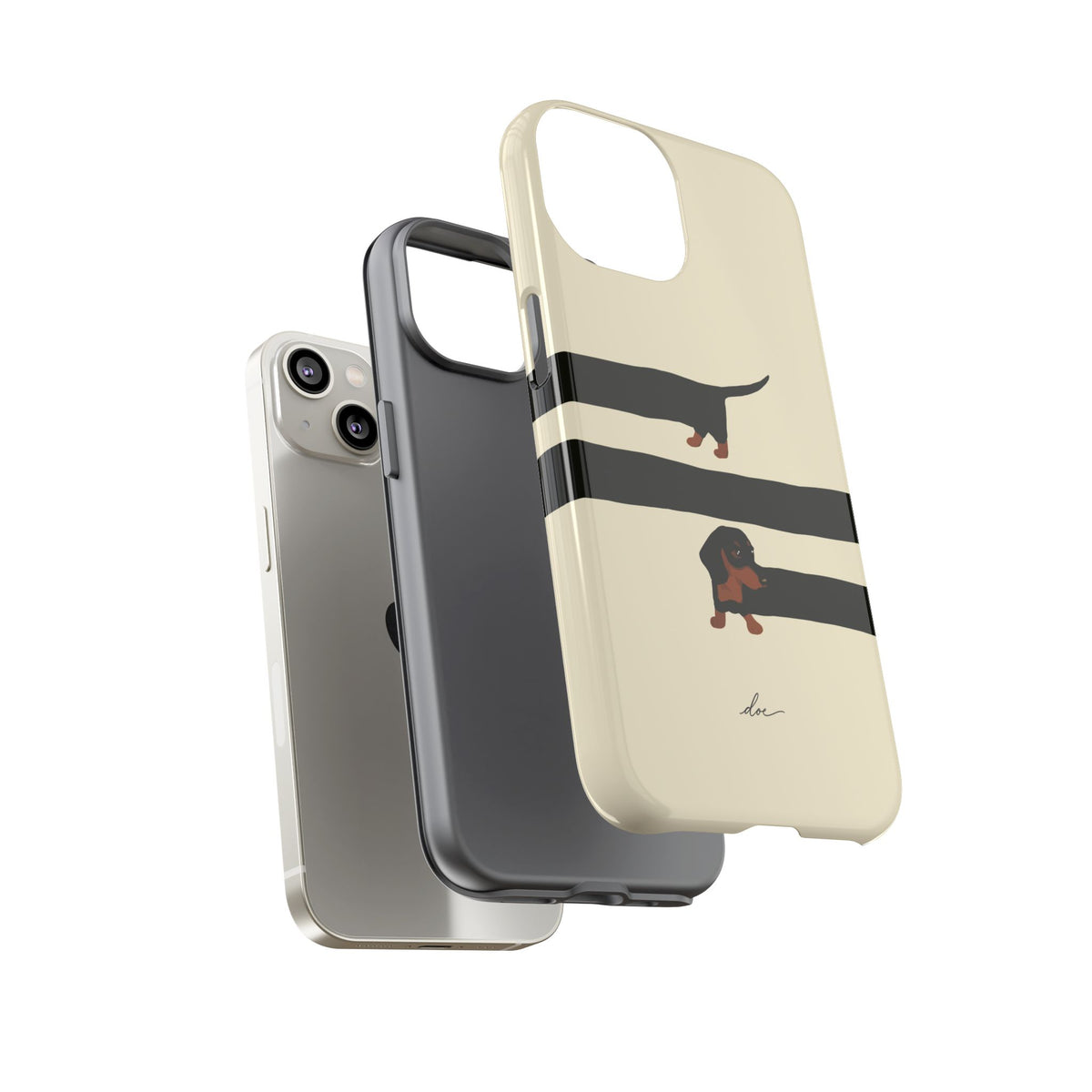 Stretchy The Dachshund iPhone Case