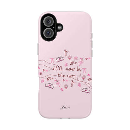 Never The Cure iPhone Case