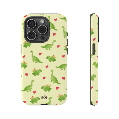 Dino Doodles iPhone Case