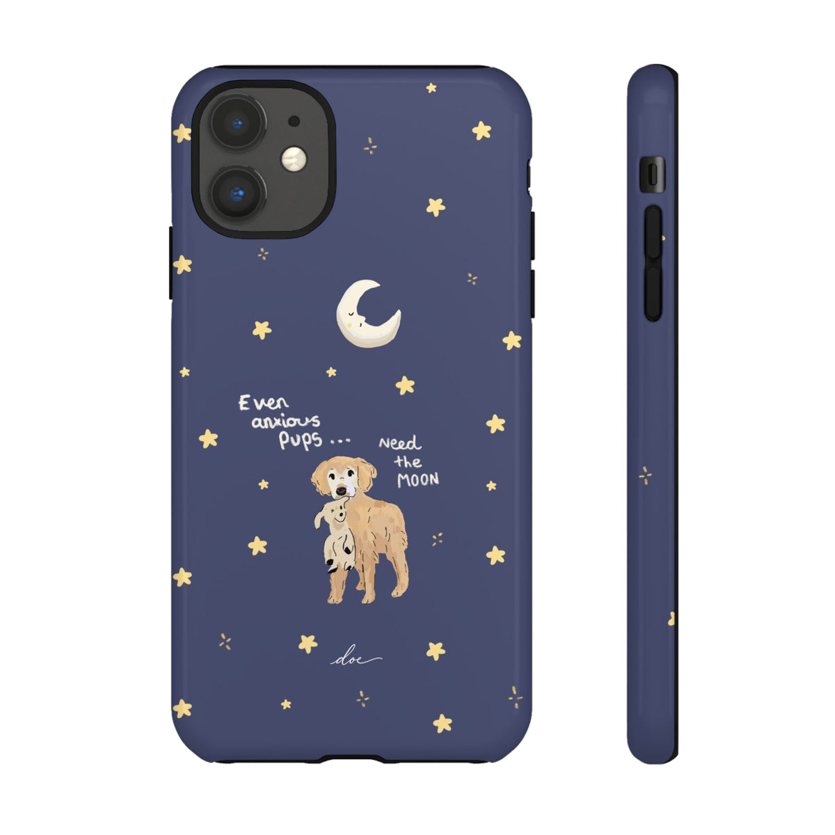 Anxious Pup iPhone Case