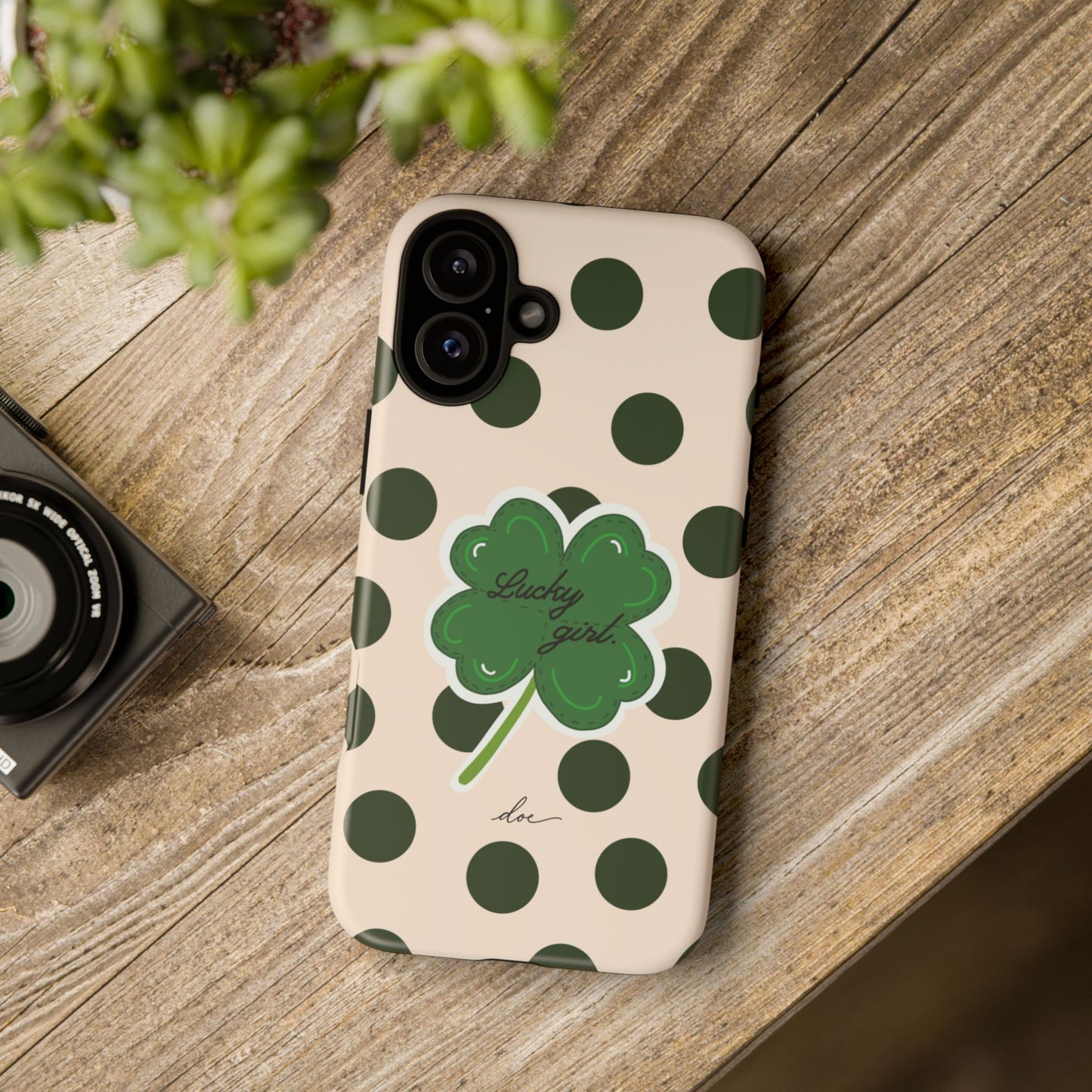 Lucky Girl iPhone Case