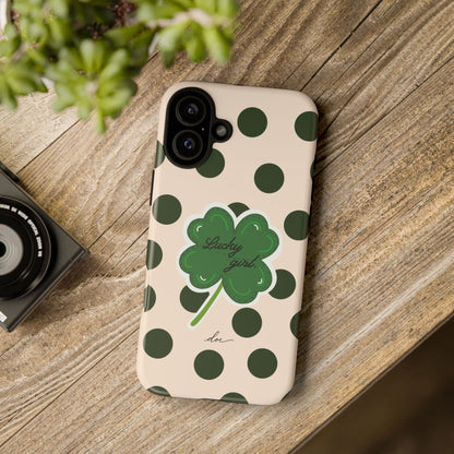 Lucky Girl iPhone Case