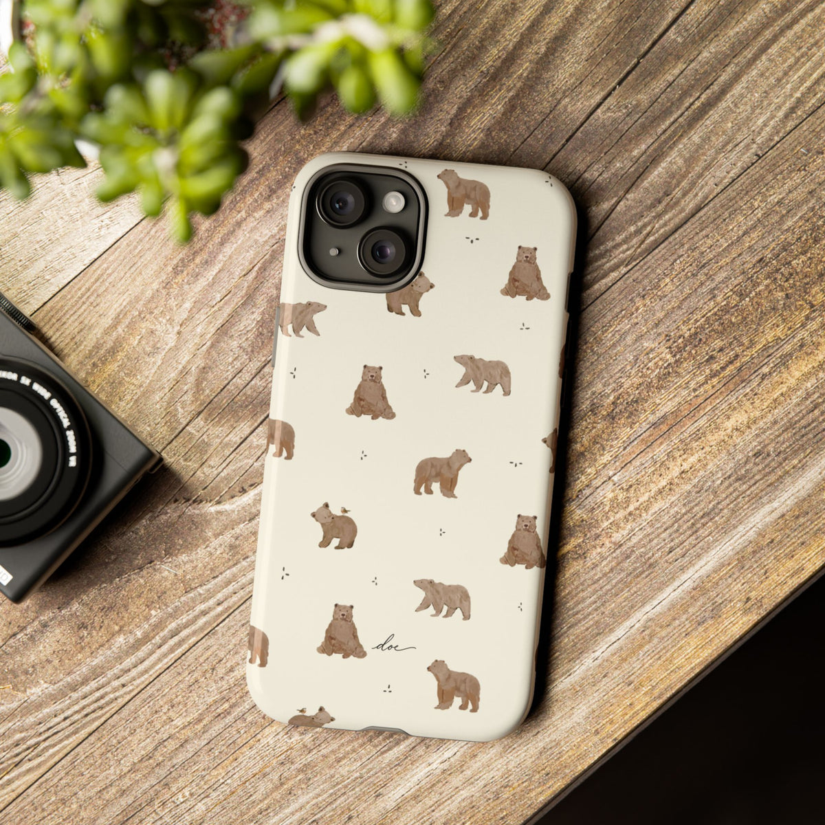 Brown Bears iPhone Case
