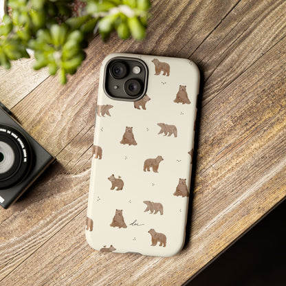 Brown Bears iPhone Case