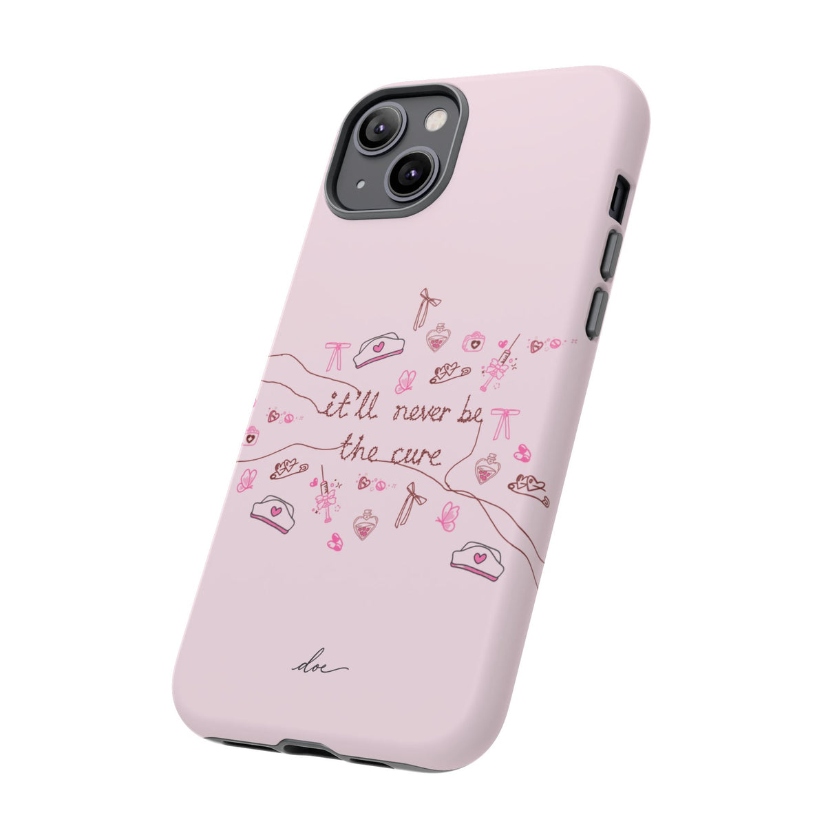 Never The Cure iPhone Case