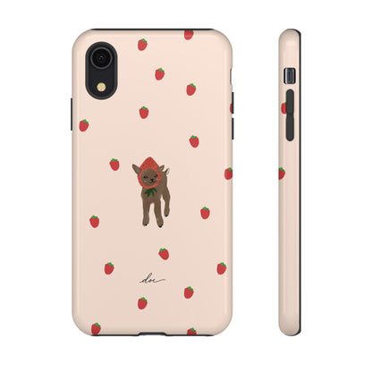 Strawberry Fawn iPhone Case