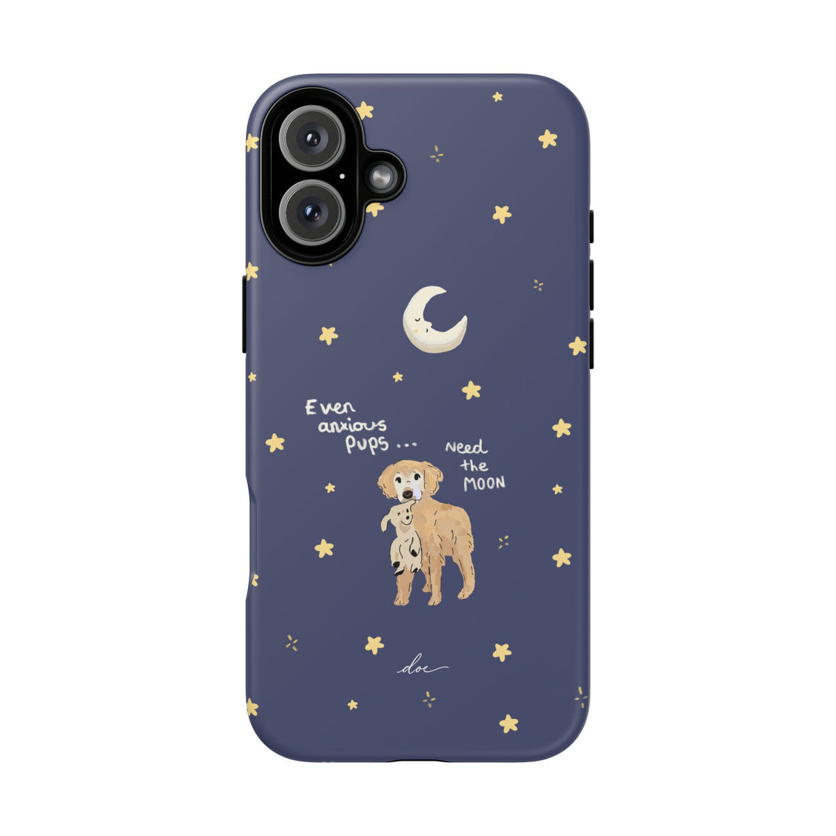 Anxious Pup iPhone Case
