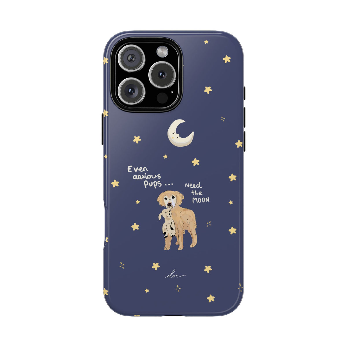Anxious Pup iPhone Case