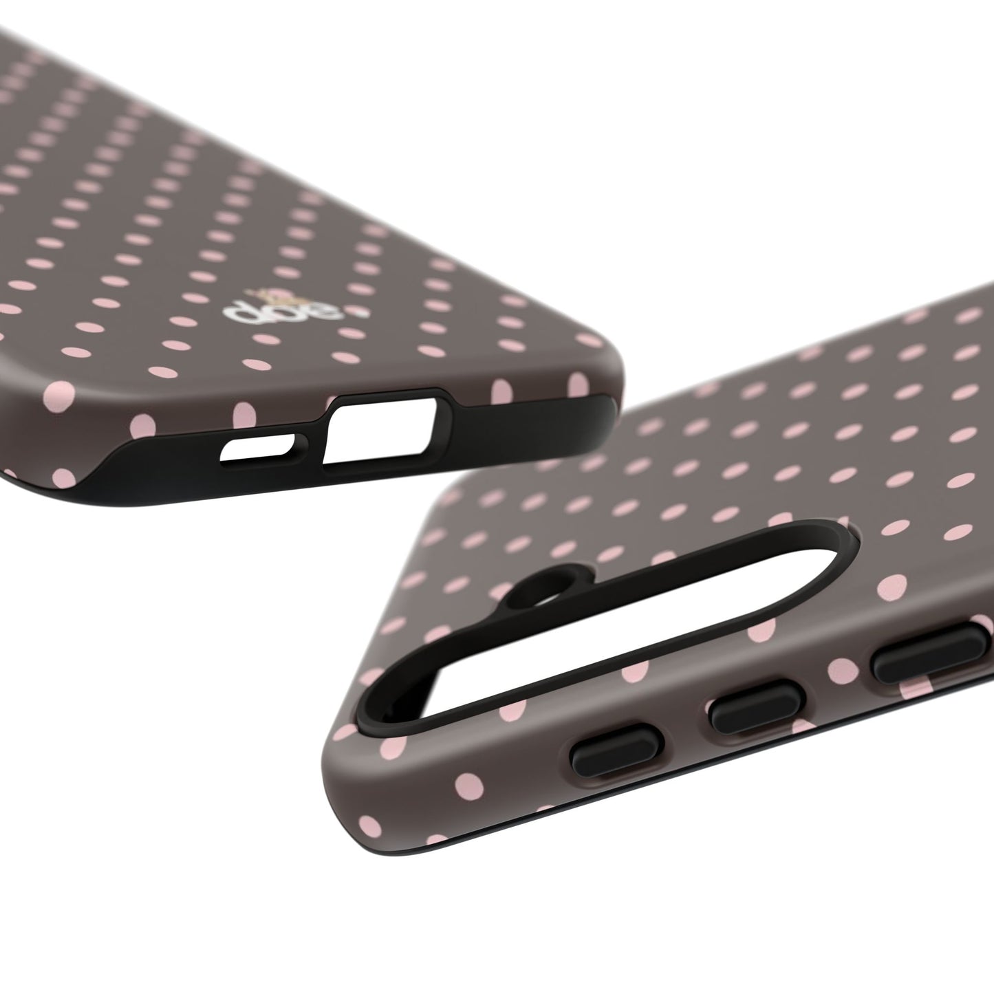 Brown Polka Dot Samsung Case