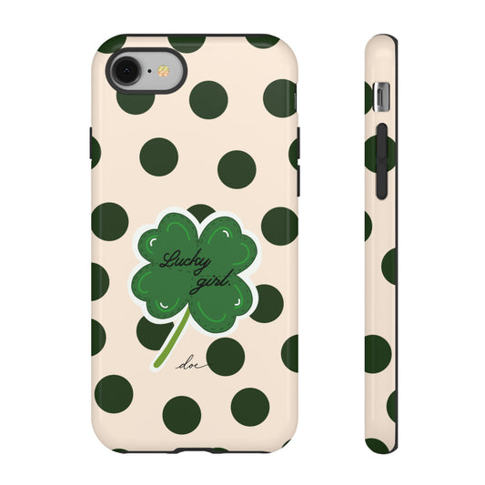 Lucky Girl iPhone Case