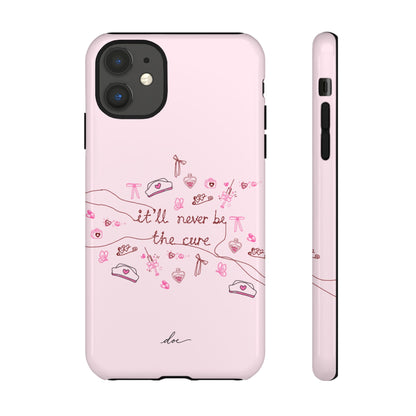 Never The Cure iPhone Case