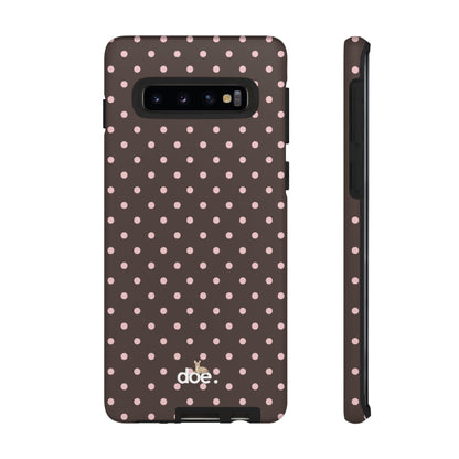Brown Polka Dot Samsung Case