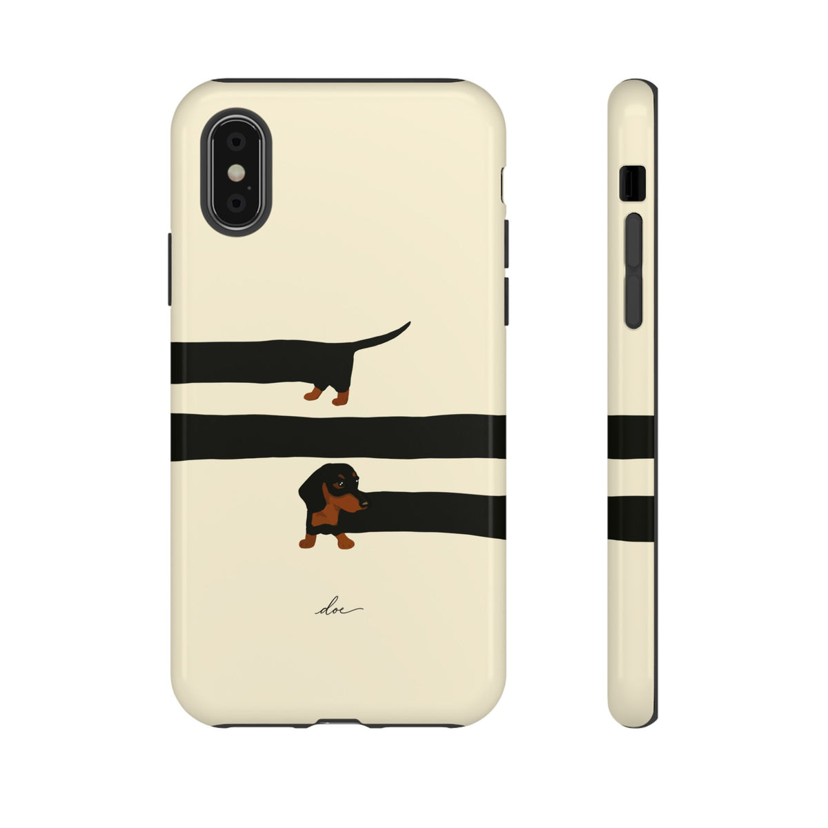 Stretchy The Dachshund iPhone Case