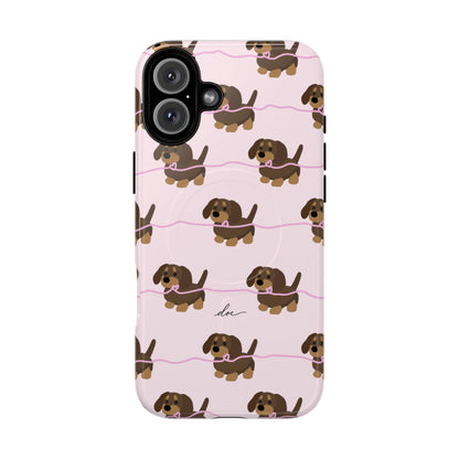 Pink Dachshunds Magsafe Case