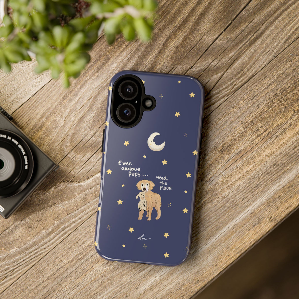 Anxious Pup iPhone Case