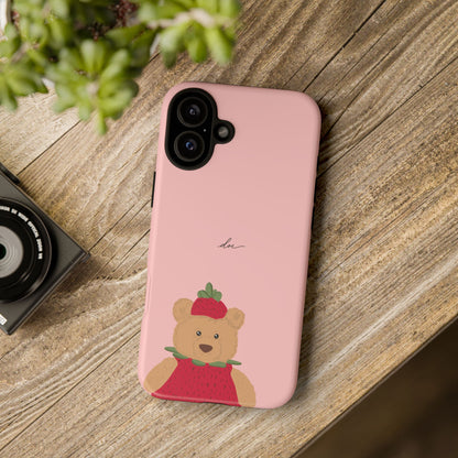 Strawberry Bear iPhone Case