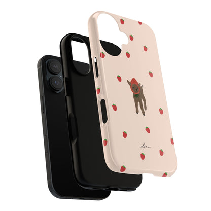 Strawberry Fawn iPhone Case