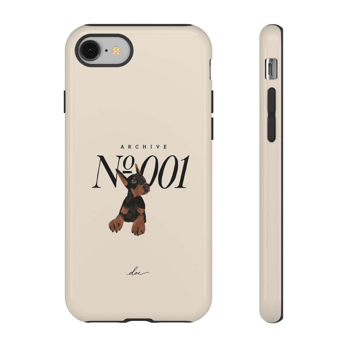 Doberman 001 iPhone Case