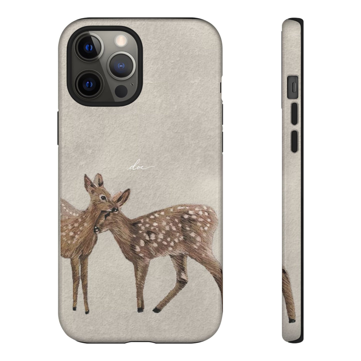 Deer Duo iPhone Case