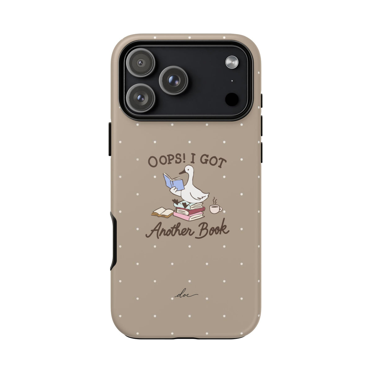Oops Another Book! iPhone Case