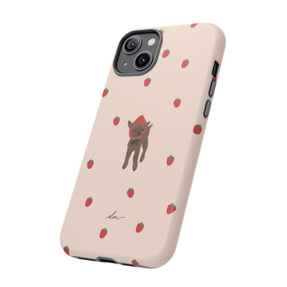 Strawberry Fawn iPhone Case