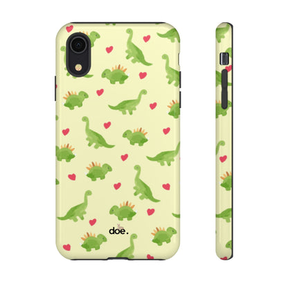 Dino Doodles iPhone Case