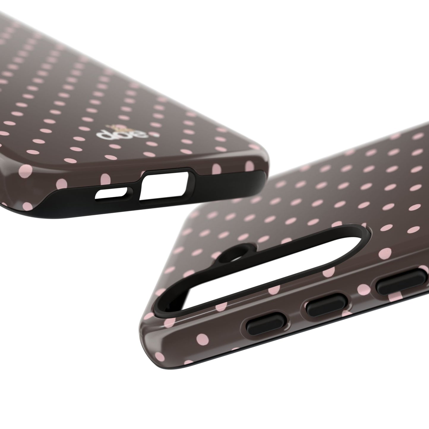 Brown Polka Dot Samsung Case