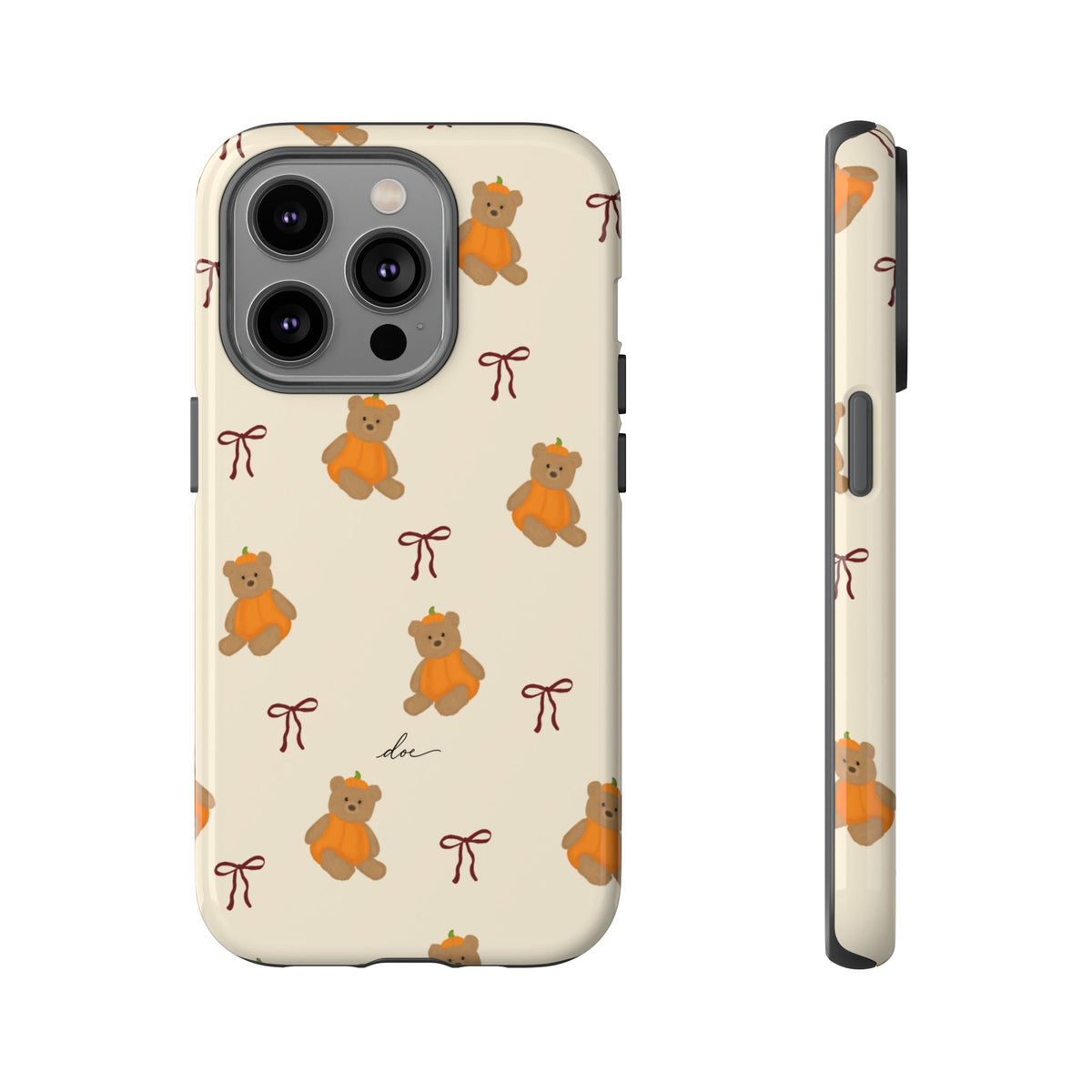 Pumpkin Bows iPhone Case