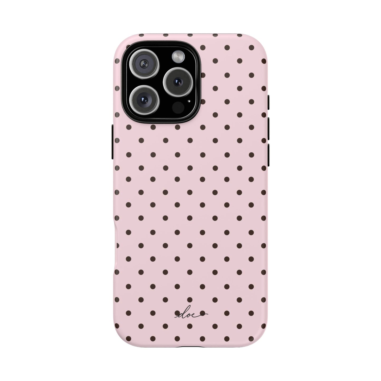 Pink Polka Dot iPhone Case