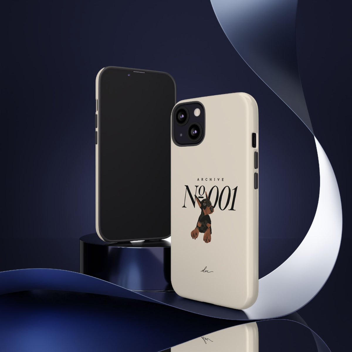 Doberman 001 iPhone Case