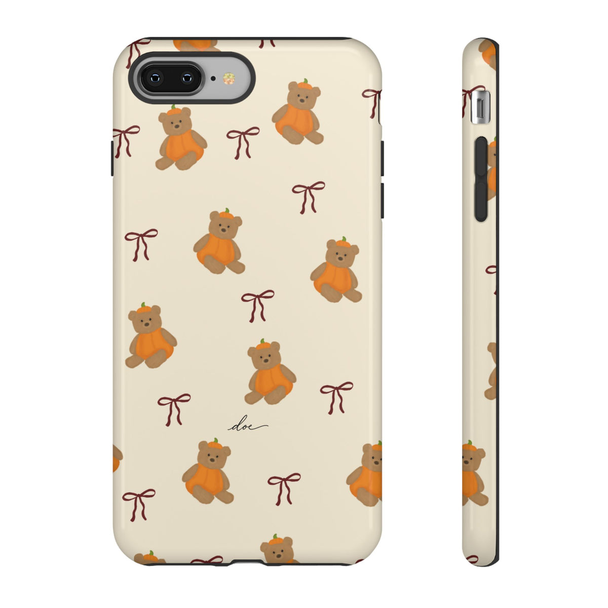 Pumpkin Bows iPhone Case