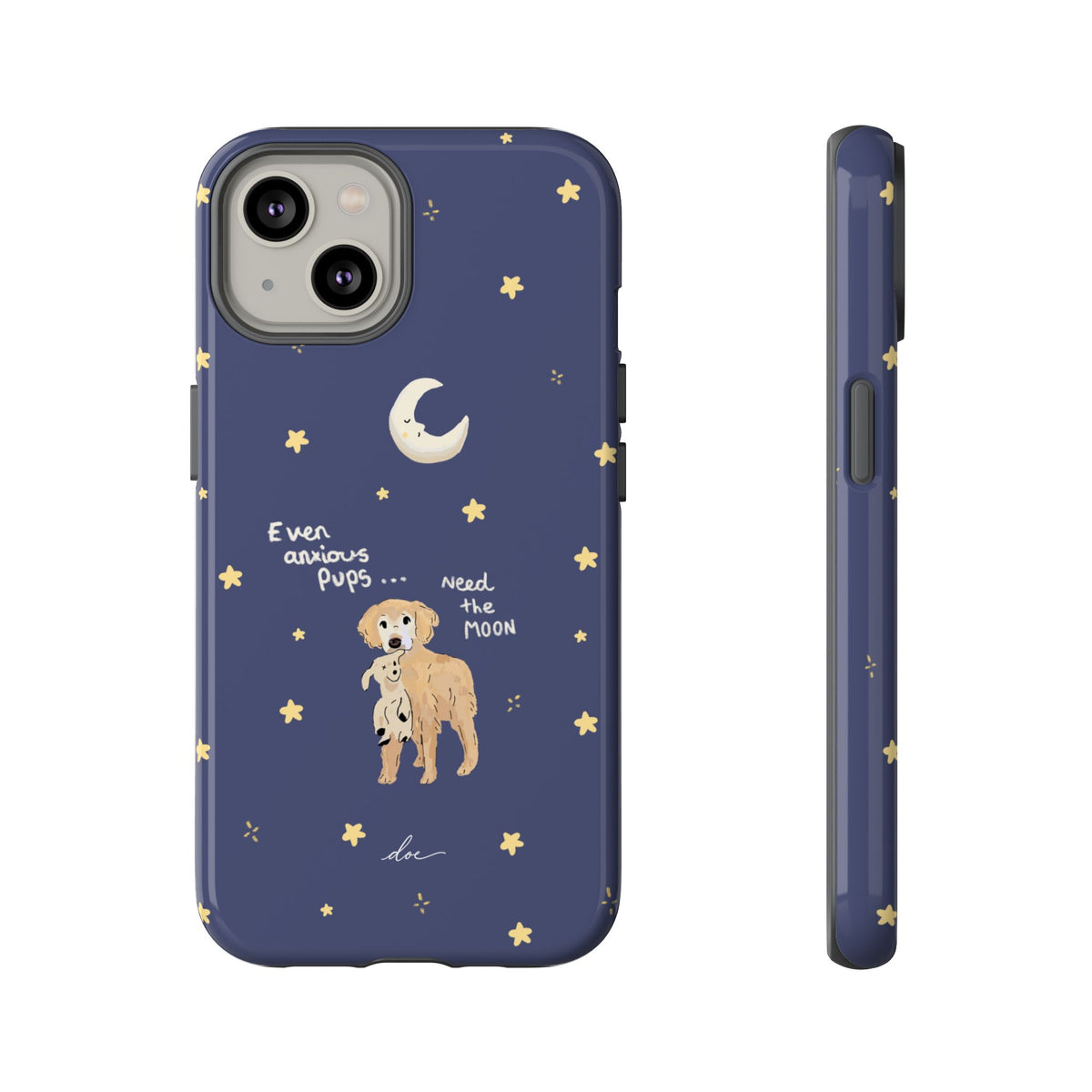 Anxious Pup iPhone Case