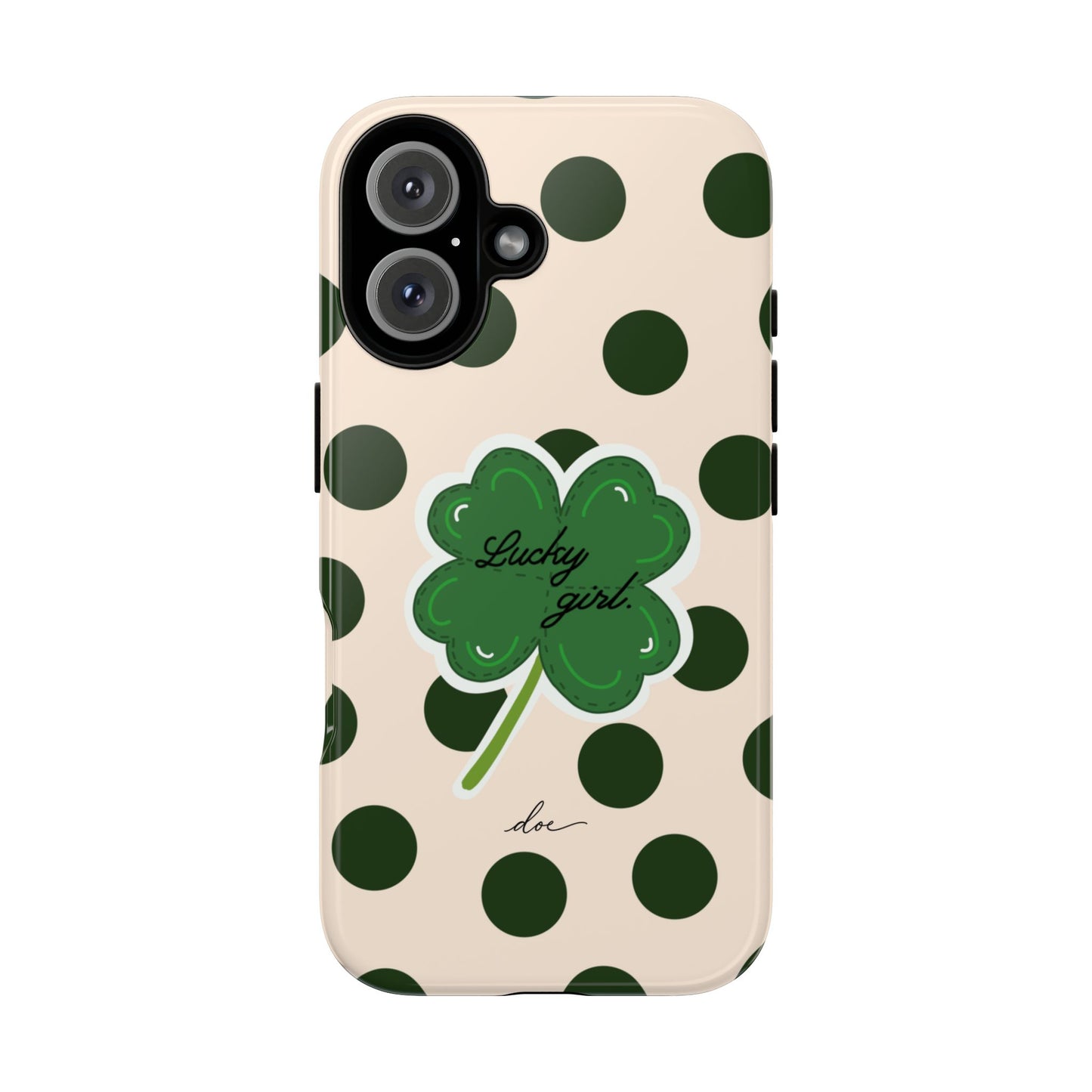 Lucky Girl iPhone Case