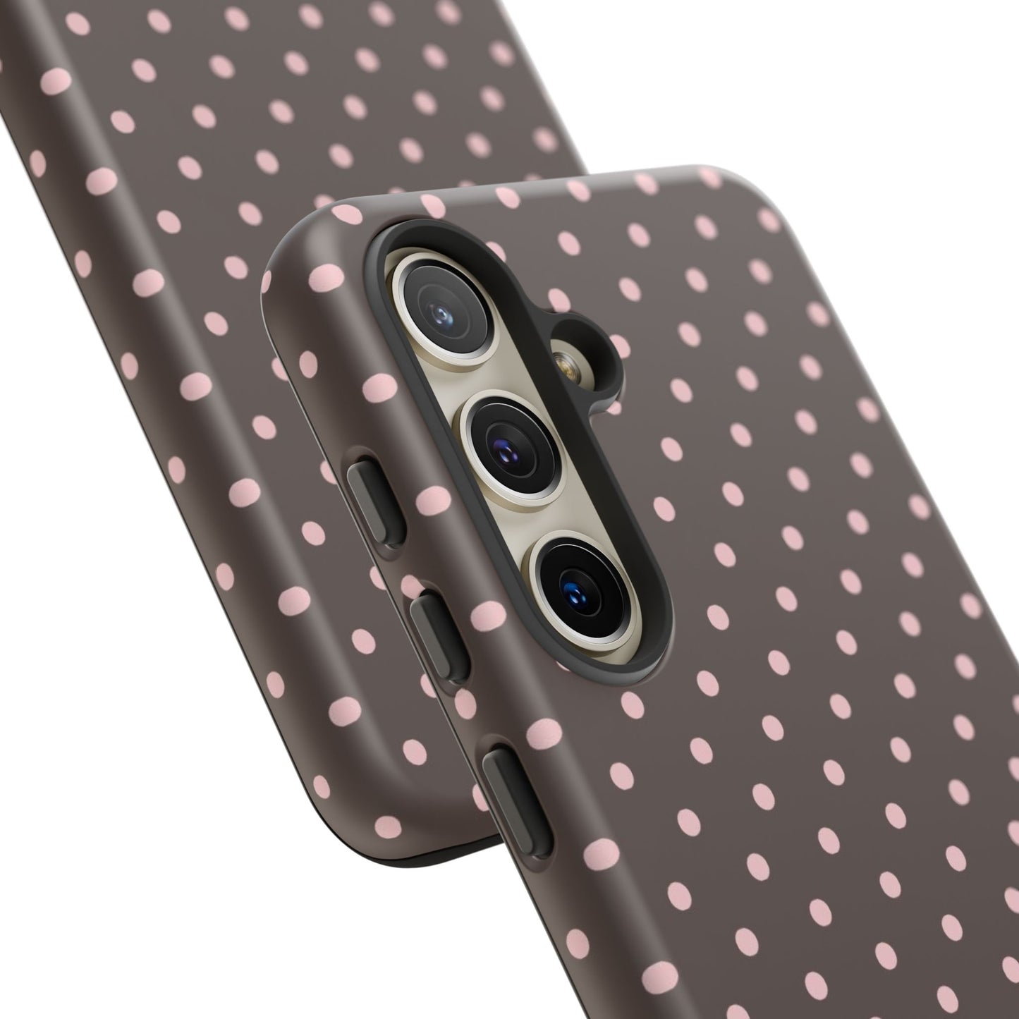 Brown Polka Dot Samsung Case