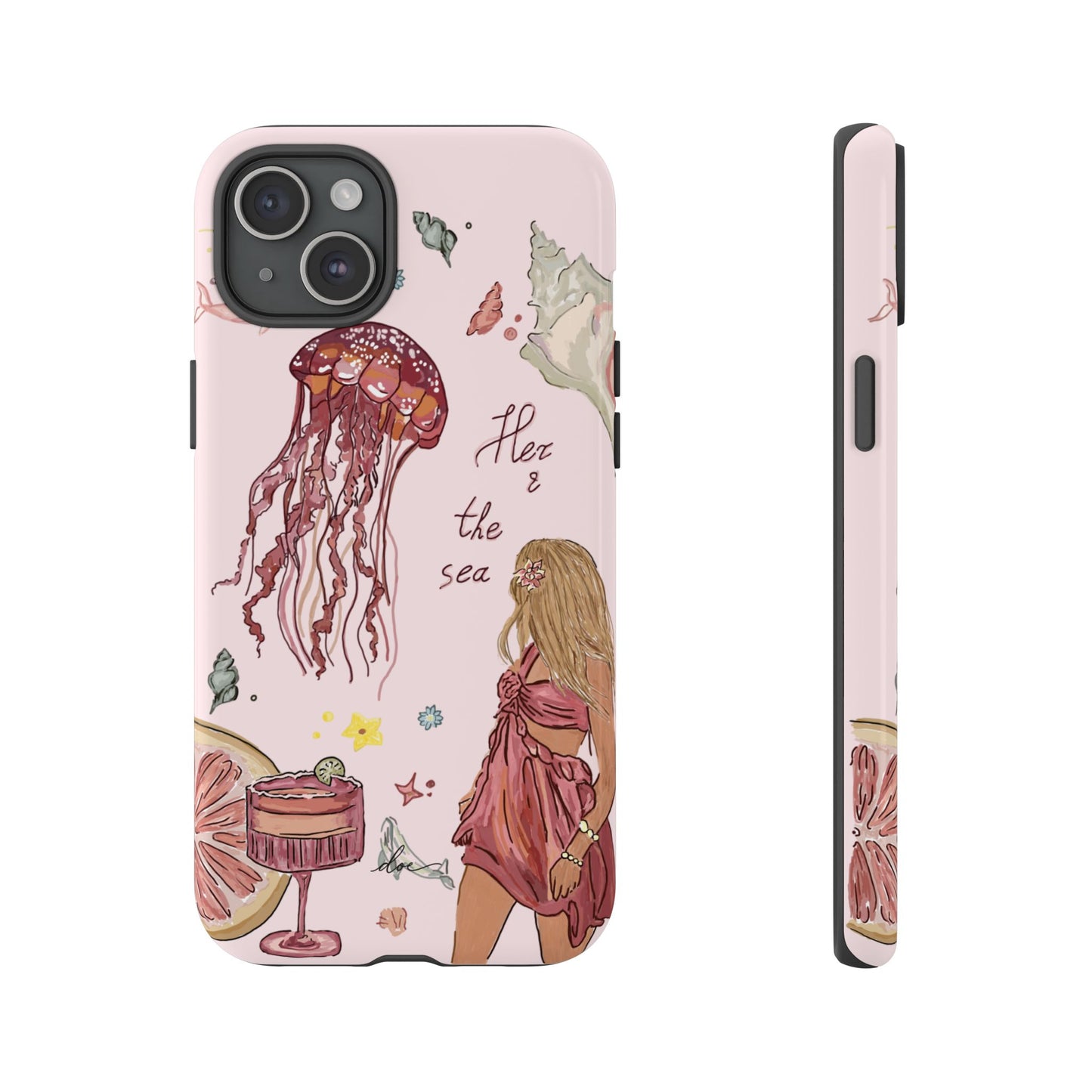 Her & The Sea iPhone Case