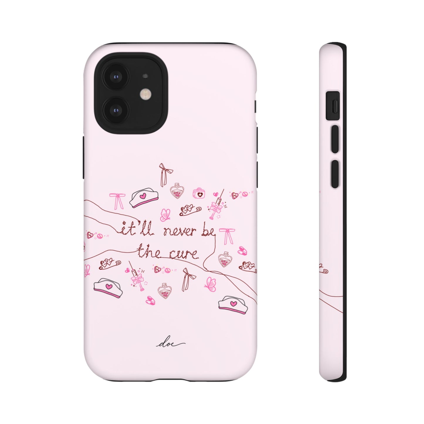 Never The Cure iPhone Case