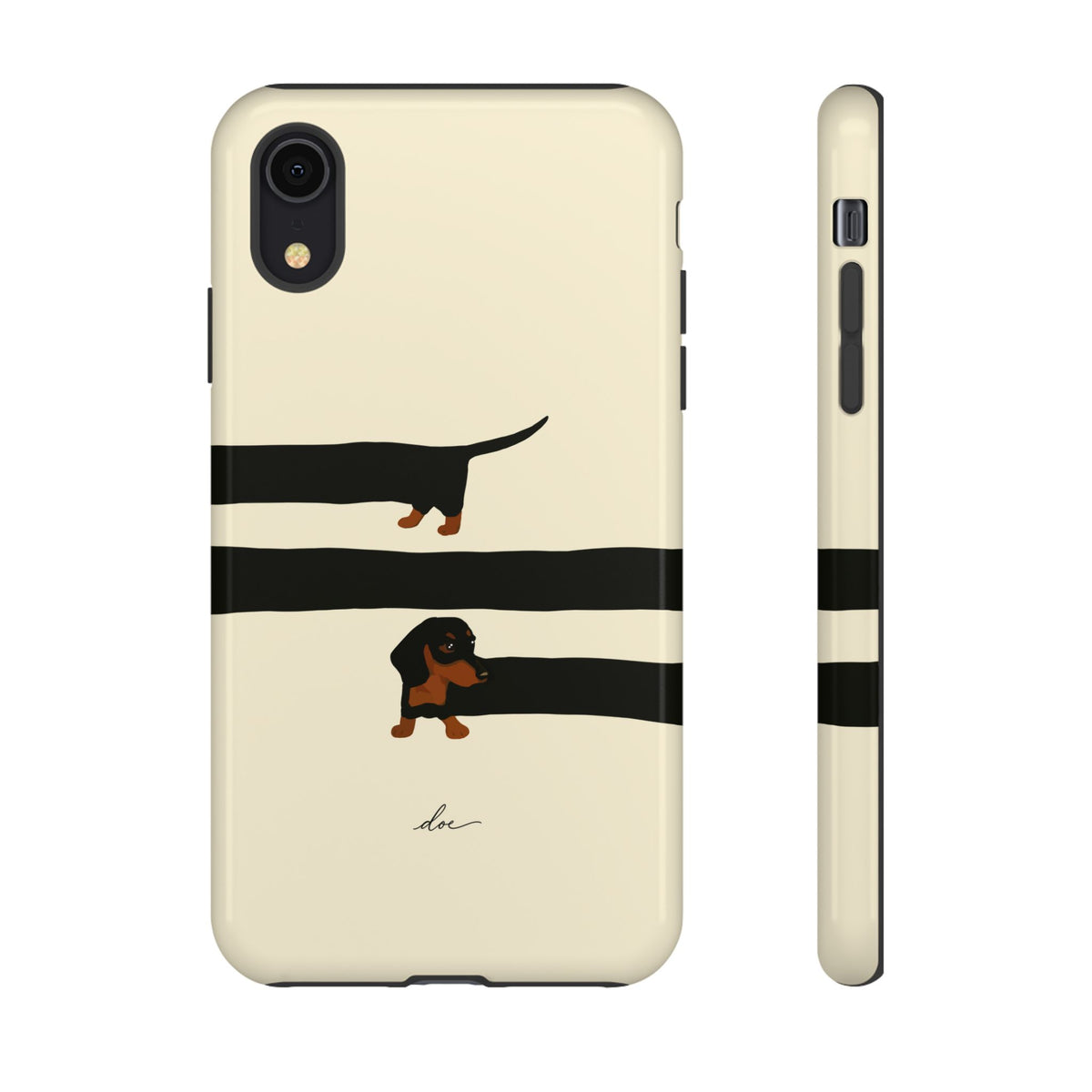 Stretchy The Dachshund iPhone Case