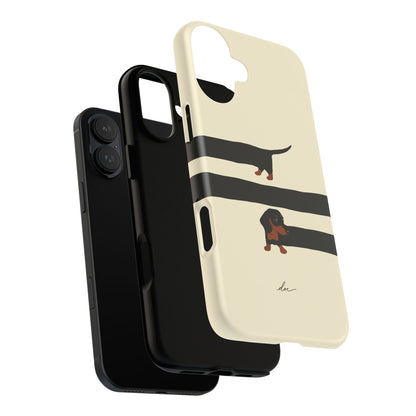 Stretchy The Dachshund iPhone Case