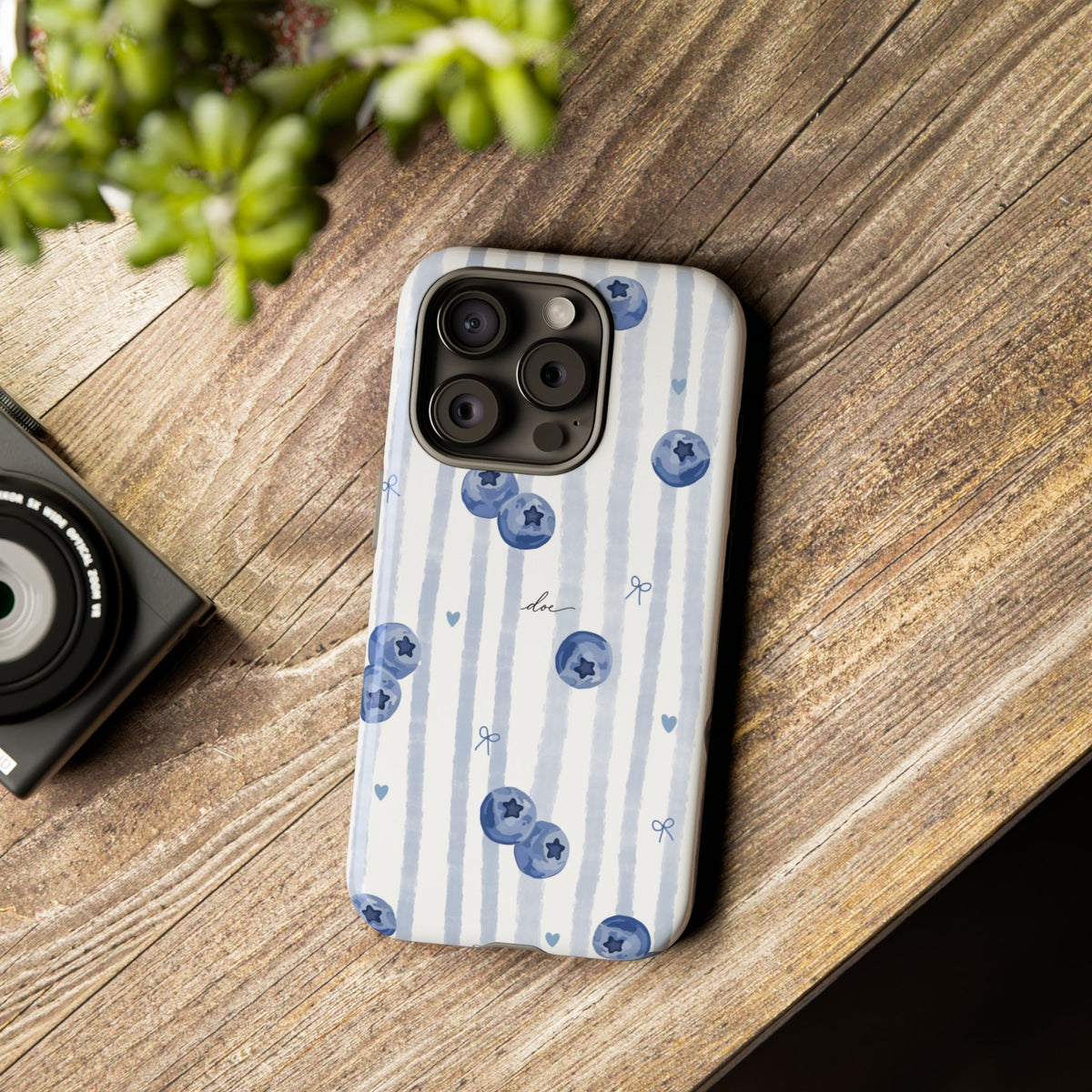 Blueberries iPhone Case