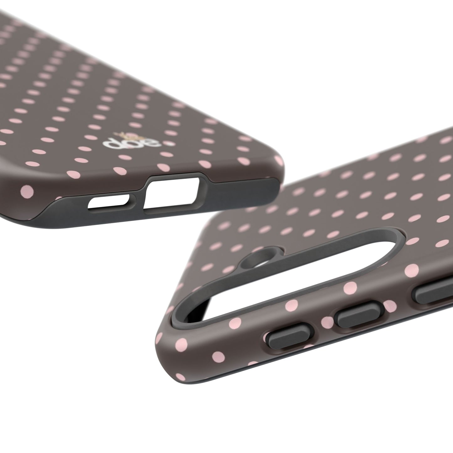 Brown Polka Dot Samsung Case