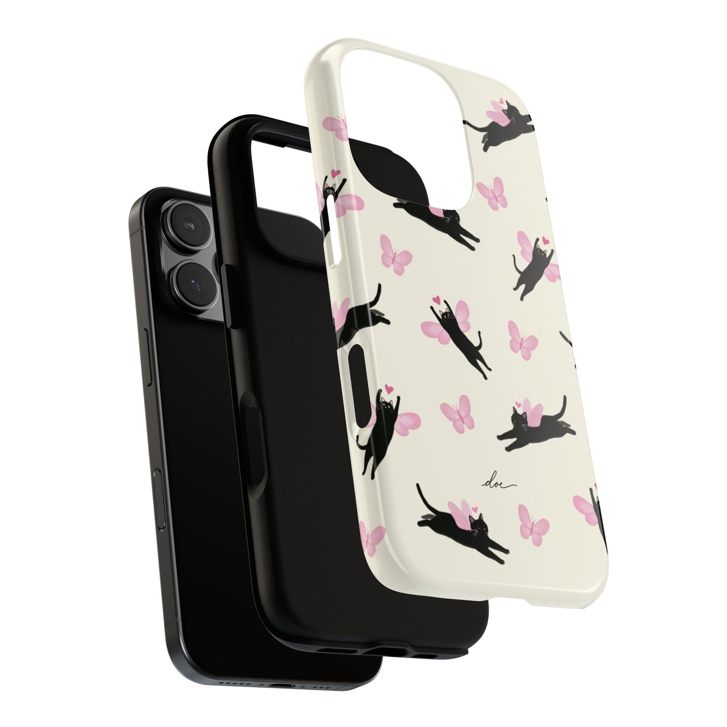 Black Cat iPhone Case